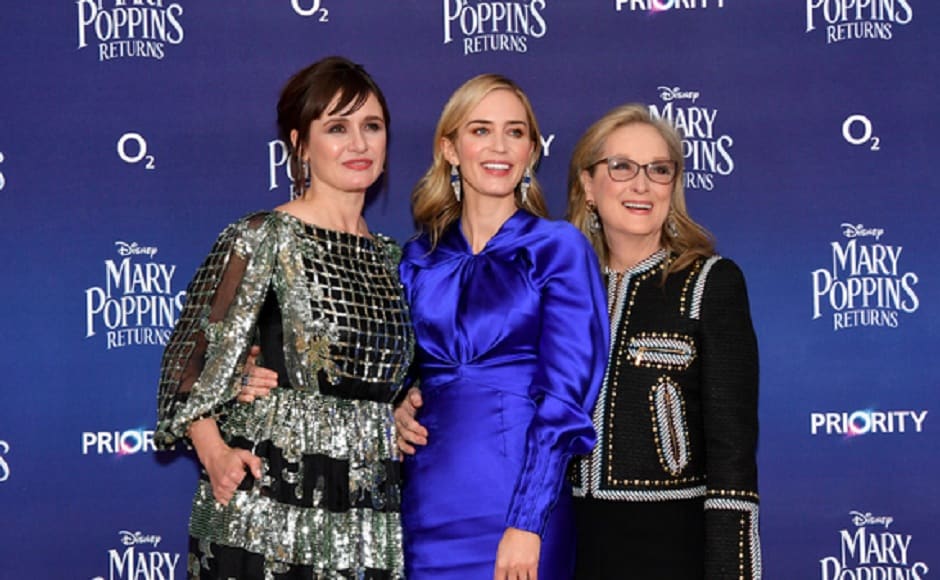 Emily Blunt, Meryl Streep attend European premiere of Mary Poppins